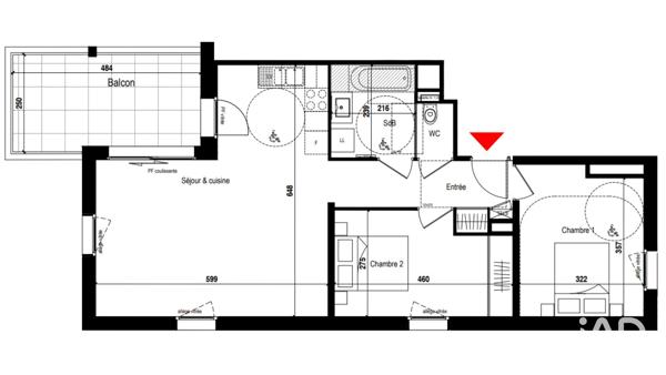 Appartement à vendre 3 pièces 68 m² Évian-les-Bains