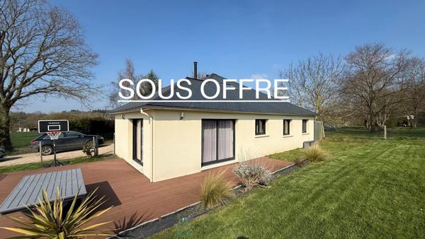 Maison contemporaine 2019 – Plain-pied – 5 chambres – Cadre exceptionnel