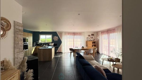 Maison contemporaine 2019 – Plain-pied – 5 chambres – Cadre exceptionnel