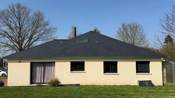 Maison contemporaine 2019 – Plain-pied – 5 chambres – Cadre exceptionnel