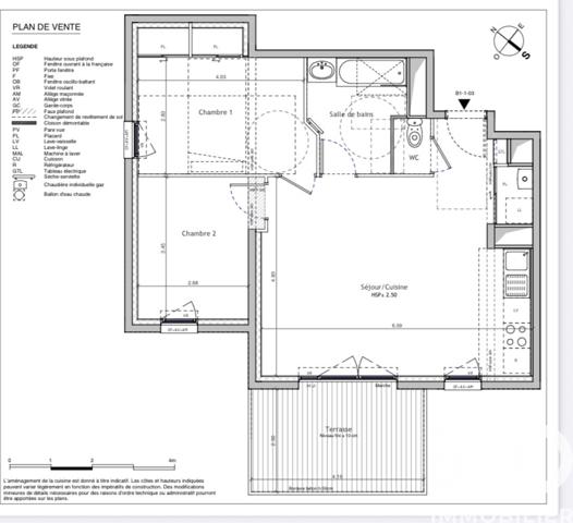 Appartement à vendre 3 pièces 64 m² Nantes
