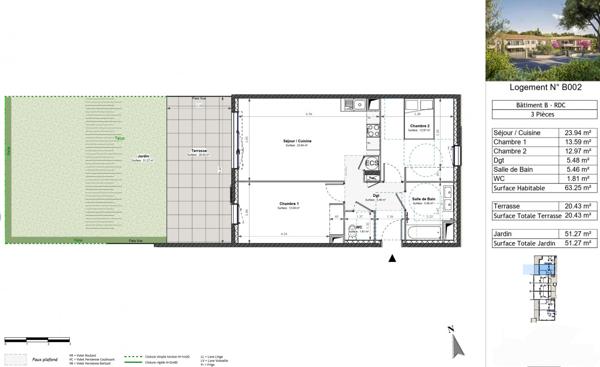 Biot- Résidence neuve- Environnement naturel privilégié