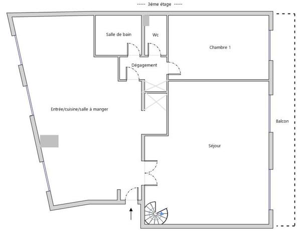 Appartement 6 pièces - 140 m² Exclusivité efficity