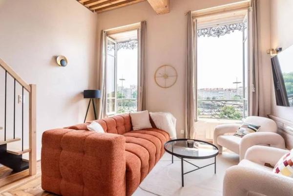 Superbe T2 meublé de tourisme avec cachet à Lyon 1er - DPE C