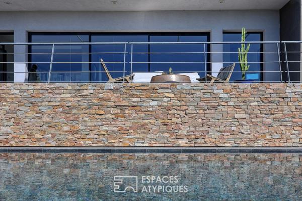 Maison d’architecte avec vue mer