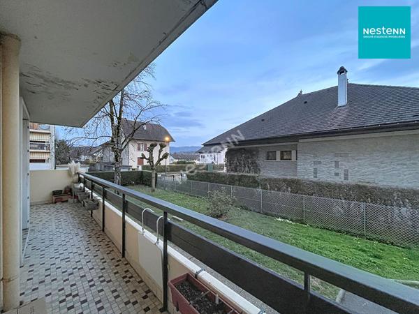Appartement à vendre sur Annecy secteur Meythet de 4 pièces de 79 m2 avec une cave, un balcon et un garage
