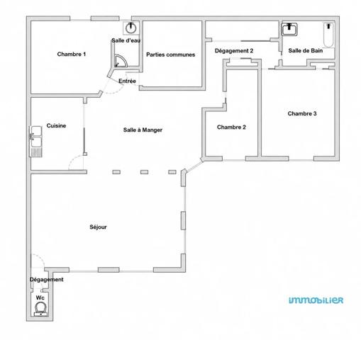 NOUVEAUTÉ - QUARTIER PARADIS - APPARTEMENT FAMILIAL 3 CHAMBRES - CALME ET VUE DÉGAGÉE