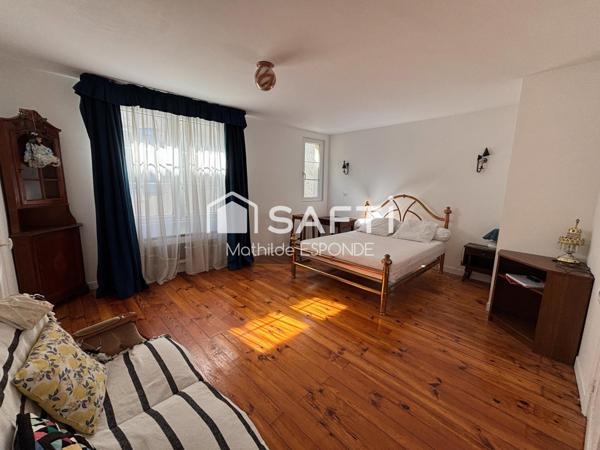 Maison de ville rénovée avec appartement indépendant, jardin et garages