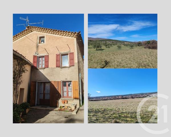 Maison à vendre  3 pièces - 62,23 m2 CRUIS - 04