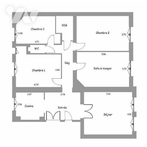 NEUILLY SUR SEINE - QUARTIER LONGCHAMP. PROCHE METRO. 5 PIECES. 127 m².