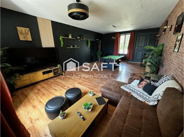 Maison de caractère 4 chambres.