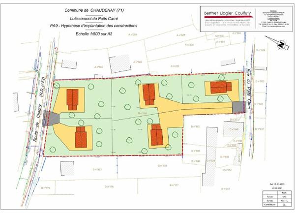 Terrain à vendre    Chaudenay
