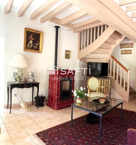 BOULANCOURT (77760) – Longère de charme rénovée de 155 m² – 4 chambres – Jardin clos – Proche Golf d'Augerville