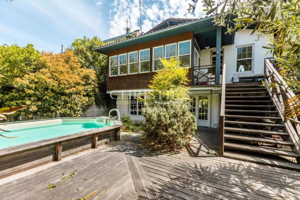 Le Bouscat – Parc Bordelais – Maison de caractère de 185m² – 5 chambres – piscine