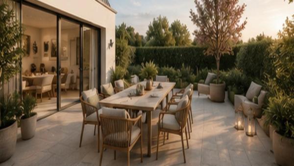 Maison ultra moderne avec jardin et terrasses 7/8 pièces à RUEIL MALMAISON (92) quartier BUZENVAL