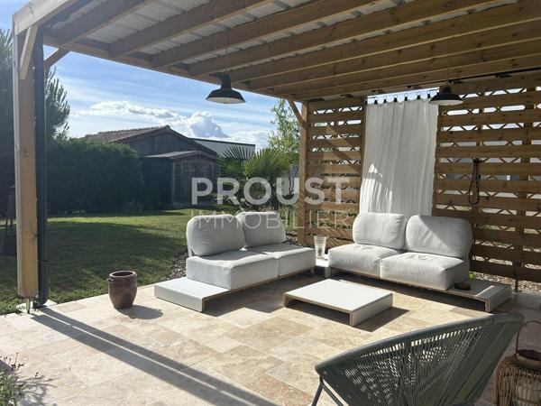 En exclusivité Magné Beau pavillon de plain-pied avec jardin et garage