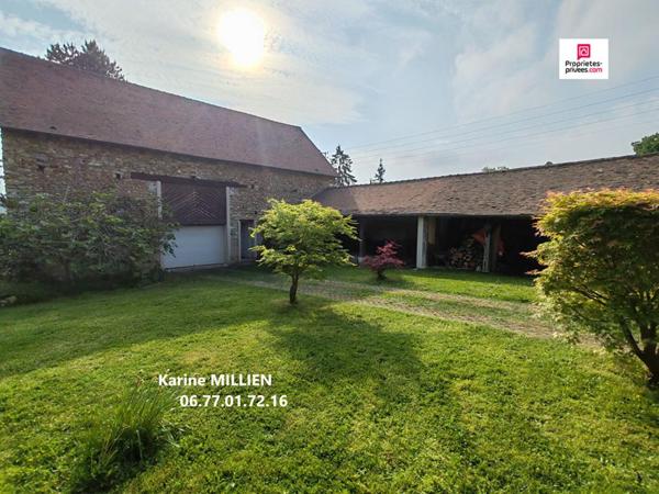 VERNON 27200 Maison individuelle - 1 étage - 4 chambres - Grange - Four à pain fonctionnel  - Cave - Terrain - 499 000  HAI