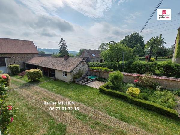 VERNON 27200 Maison individuelle - 1 étage - 4 chambres - Grange - Four à pain fonctionnel  - Cave - Terrain - 499 000  HAI