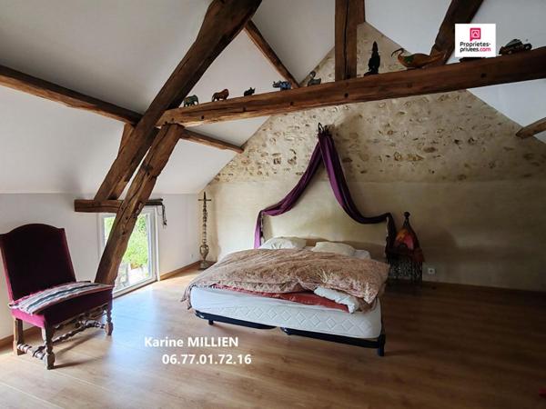 VERNON 27200 Maison individuelle - 1 étage - 4 chambres - Grange - Four à pain fonctionnel  - Cave - Terrain - 499 000  HAI