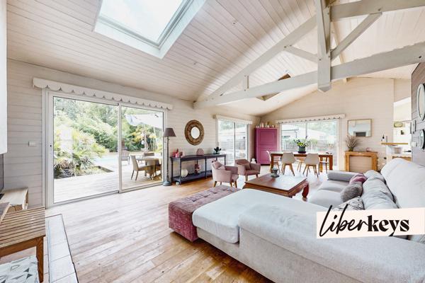 Parfait équilibre entre ville et nature : villa familiale à Martignas