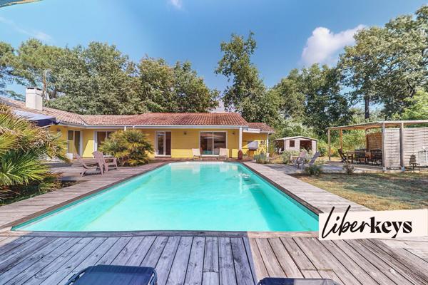 Parfait équilibre entre ville et nature : villa familiale à Martignas