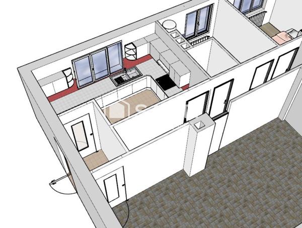 Maison individuelle sur sous-sol avec 93 m2 de terrasse et un terrain de 380 m2