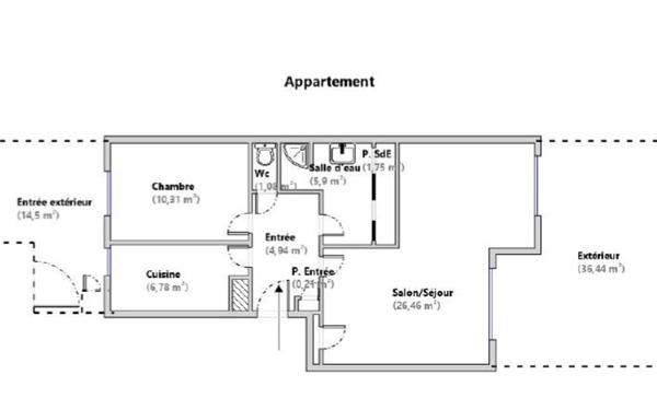 Appartement à vendre    3 pièces • 58 m2 Villeneuve-Loubet