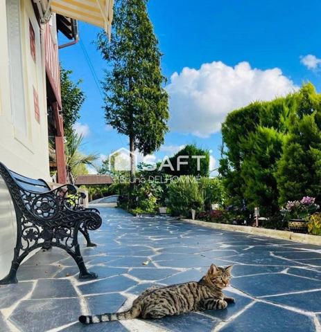 Demeure Anglo-Normande du XIX rénovée, piscine