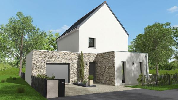 Terrain + Maison à vendre 5 pièces - 102 m²