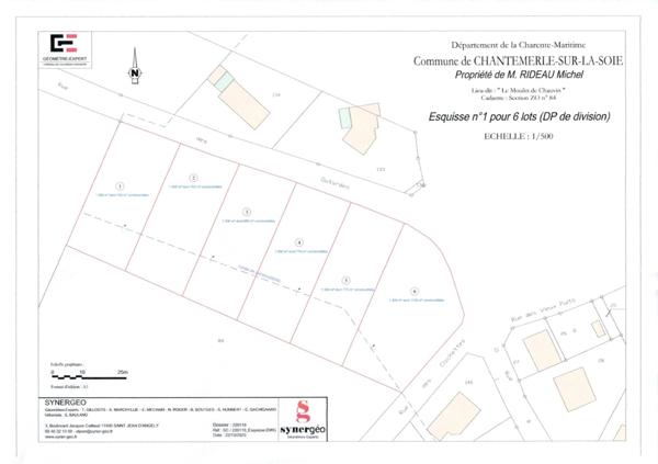 Terrain à vendre CHANTEMERLE SUR LA SOIE (17)