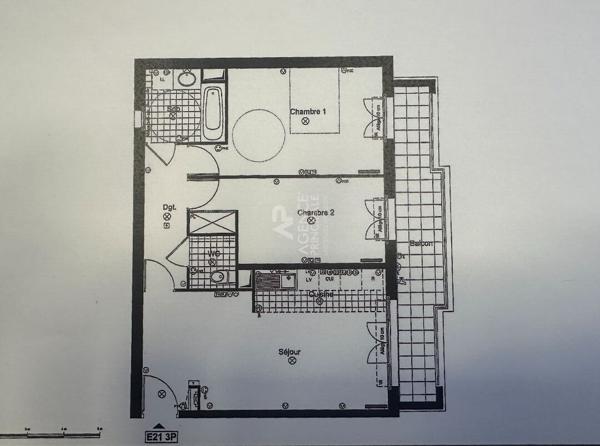 Appartement Sannois 3 pièce(s) 62.76 m2 €239 000 ** - Référence 25-3852