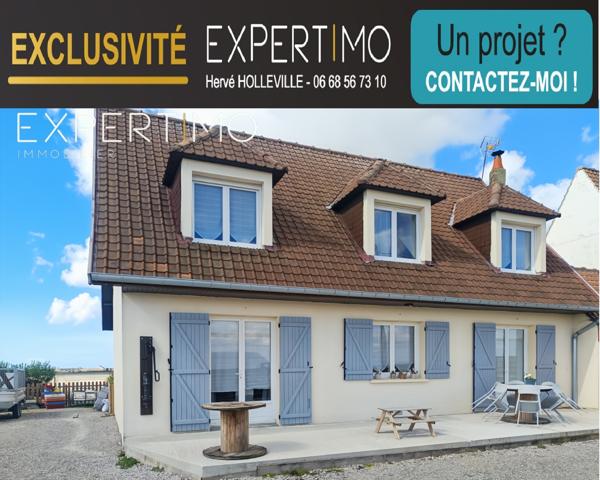 Le Crotoy (80550) Le Crotoy – Maison 145m² rénovée avec gîte