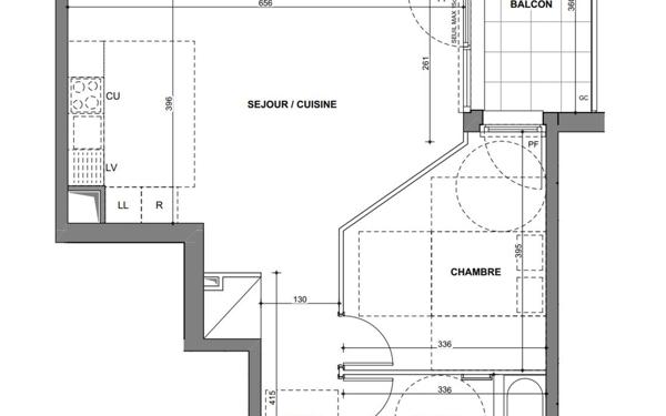 Appartement à vendre    2 pièces • 50,33 m2 Hoenheim