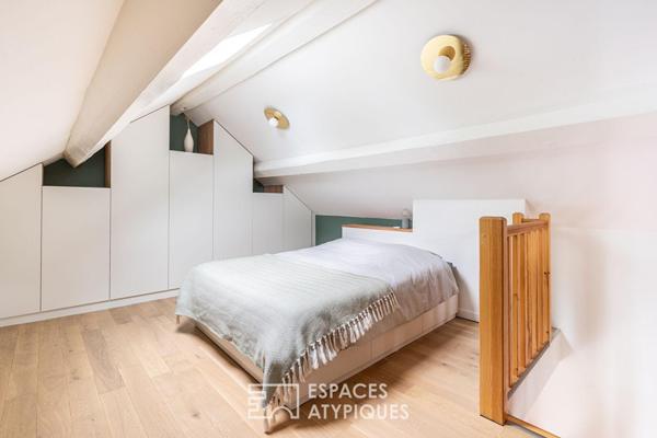 Appartement rénové et meublé avec extérieur et stationnements à Albigny sur Saône