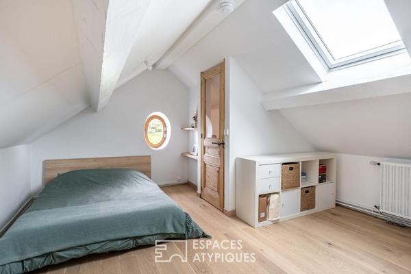 Appartement rénové et meublé avec extérieur et stationnements à Albigny sur Saône