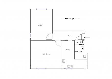 Appartement à vendre 2 pièces 45 m² Asnières-sur-Seine