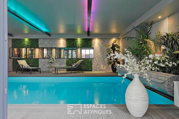 Loft familial avec piscine et appartement individuel