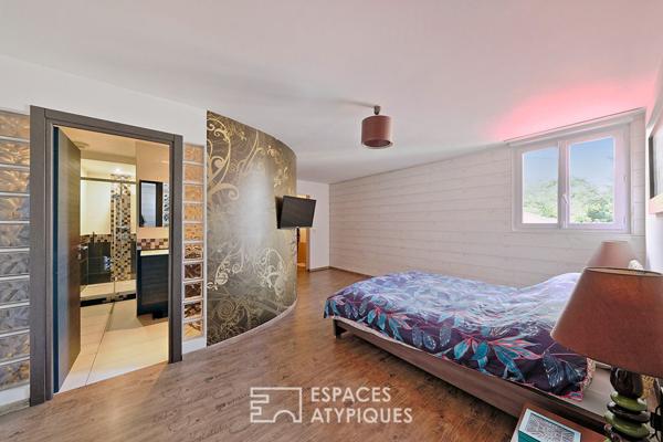 Loft familial avec piscine et appartement individuel