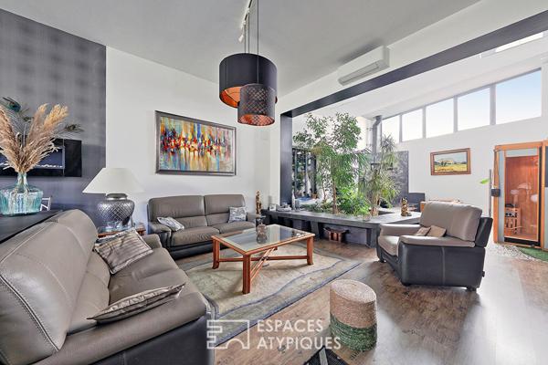 Loft familial avec piscine et appartement individuel