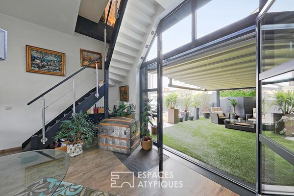 Loft familial avec piscine et appartement individuel