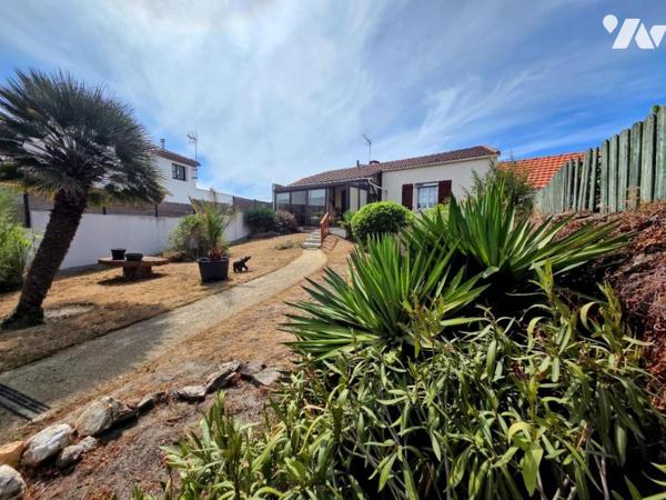 PORNIC – CENTRE À PIED – MAISON FAMILIALE AVEC JARDIN ET VÉRANDA