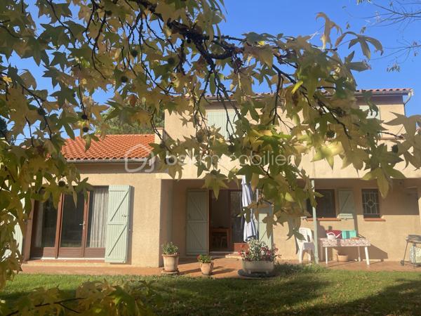 Découvrez cette magnifique villa de 153 m2 (1990), implantée sur une parcelle arborée de 915 m2 env., idéalement située dans un quartier résidentiel et calme.

Au rez-de chaussée, vous apprécierez les beaux volumes du salon séjour traversant, baigné de soleil, s'ouvrant sur le jardin arboré, la cuisine avec son cellier attenant, tournée vers la terrasse, vous permettant de bénéficier d'un espace convivial, 
une chambre spacieuse de 14 m2 plus une salle d'eau privative et des WC indépendants.

A l'étage, trois chambres spacieuses et chaleureuses avec un beau parquet massif et des placards, un grand balcon surplombant le jardin, une salle de bains,  des WC séparés, ainsi qu' une mezzanine de 15 m2 env., véritable espace polyvalent, pouvant servir de salle de jeux, de bureau ou de pièce supplémentaire.

Une grande terrasse pour apprécier le jardin, un double garage et son coin atelier, une cave et un cabanon de jardin de belle taille.

Ce bien allie confort, espace et tranquilité, idéal pour une famille souhaitant vivre dans un environnement champêtre tout en restant connectée aux commodités urbaines : transports en commun, écoles, commerces à proximité.