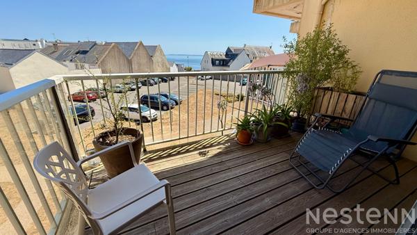 QUIBERON - Vente appartement vue mer de 63 m² avec deux chambres