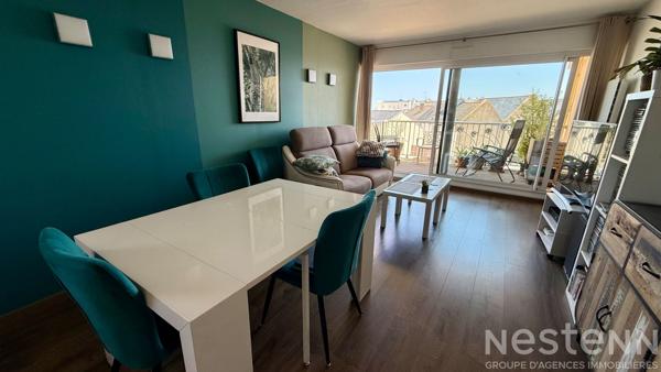 QUIBERON - Vente appartement vue mer de 63 m² avec deux chambres