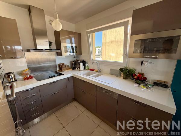 QUIBERON - Vente appartement vue mer de 63 m² avec deux chambres