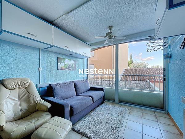 Studio dans une résidence avec piscine