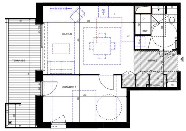 Appartement à vendre 2 pièces 47 m² Annecy