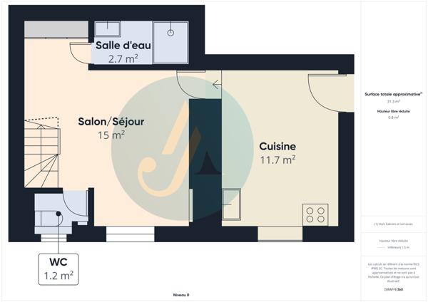 Prémery (58700) Longère avec 1 chambre sur beau terrain proche rivière