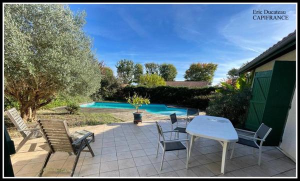 Canejan bourg Dpt 33610, à vendre maison P6, piscine, panneaux photovoltaique