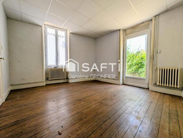 IMMEUBLE DE RAPPORT EN PIERRE | 2 LOGEMENTS AU CŒUR DE GÉNELARD